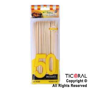 PALITO BROCHETTE PS (15CM) 50 UNIDADES APROX